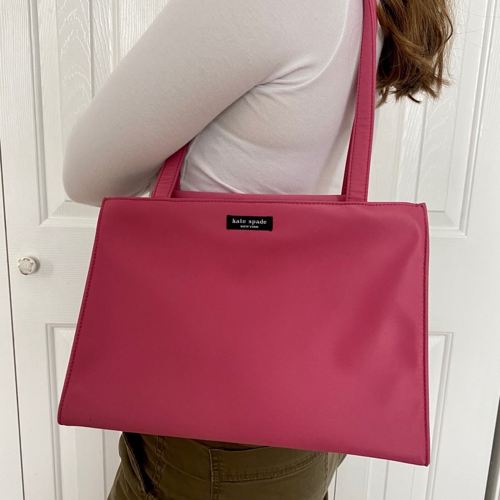 Pink Kate Spade Nylon Shoulder Bag